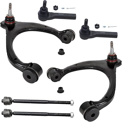 Miniatura 108 de Detroit Axle - Kit de brazos de control AWD para cargador Chrysler 300 Dodge Challenger Magnum, 2 brazos de control superiores delanteros con rótula