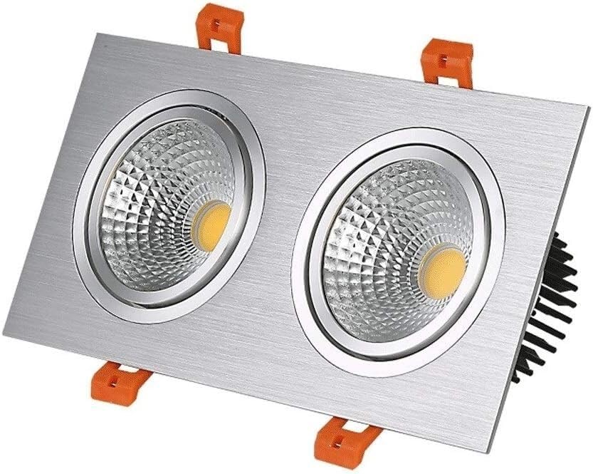 Downlight LED encastré orientable COB 10W blanc 6000K pour éclairage de plafond