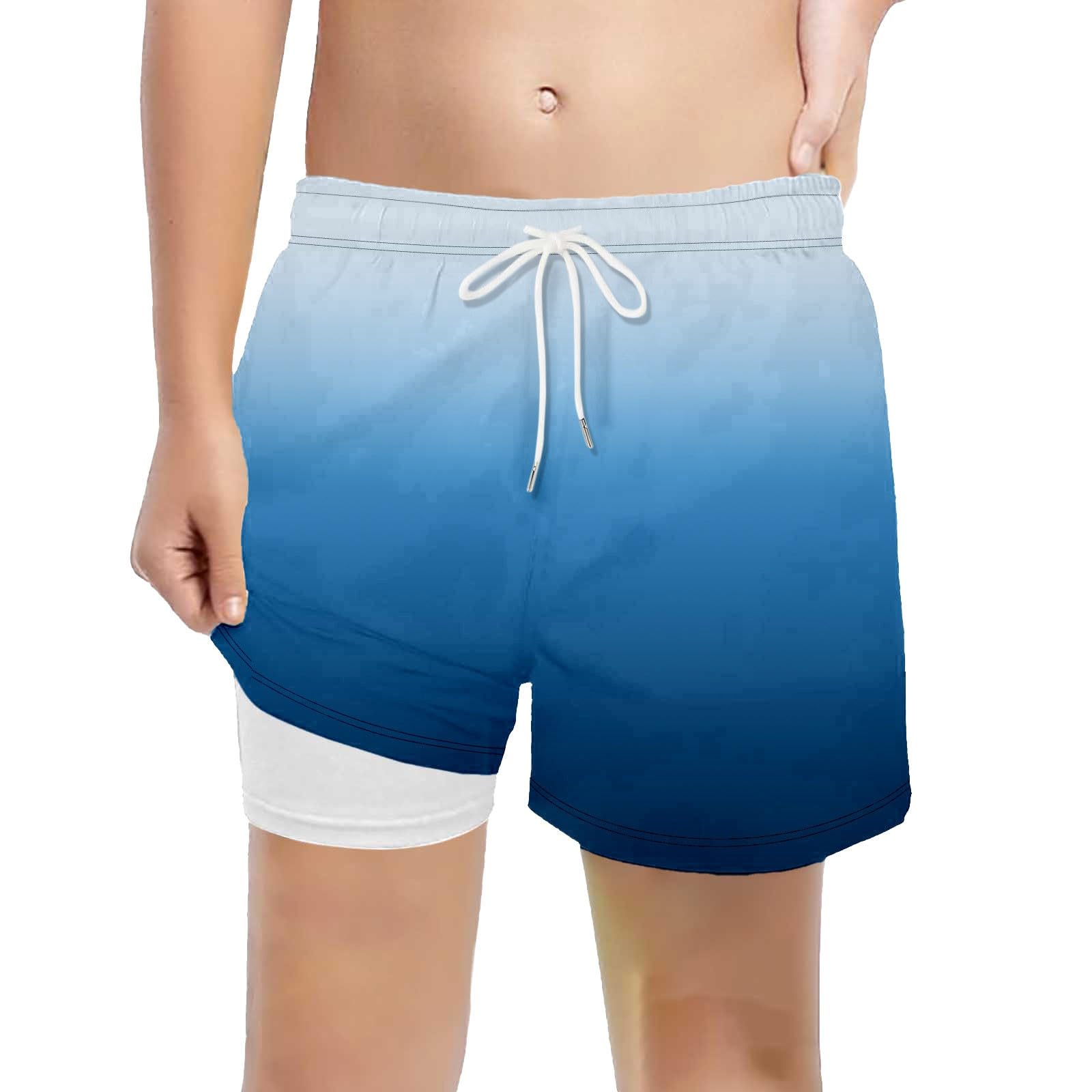 Générique Short De Bain pour Garçon Et Enfant Combinaison Natation Ajustable Bebe Garcon 9 Mois Boxer Calecon Bermuda Plage Été Sechage Rapide Maillot 11 Ans Slip 18
