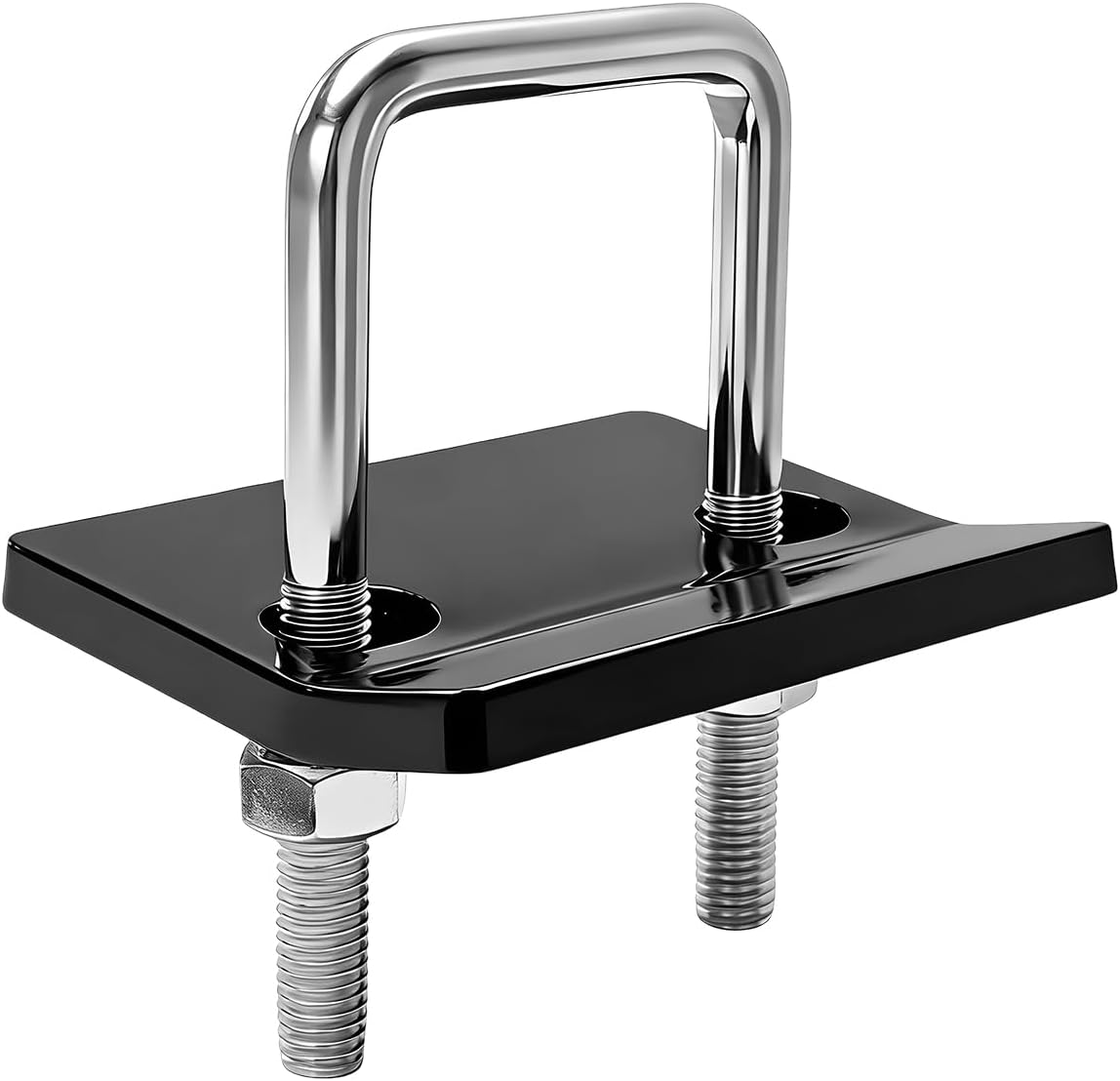 Hitch Tightener, Heavy Duty Anti-Rattle Lock Down Clamp for 1.25" and 2" Trailer Hitches, Rust-Free U-Bolt Hitch Stabilizer Reduce Movement on Cargo Carrier Bike Rack