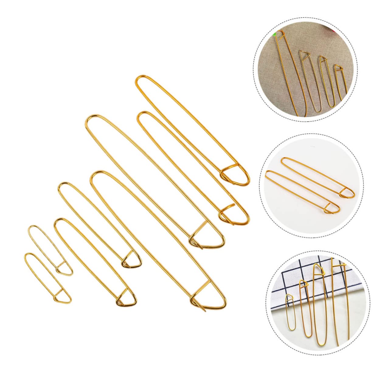SEWACC 40piezas Marcadores De Puntos De Clips De Seguridad Para Tejer Accesorios Prácticos Para Crochet y Tejer