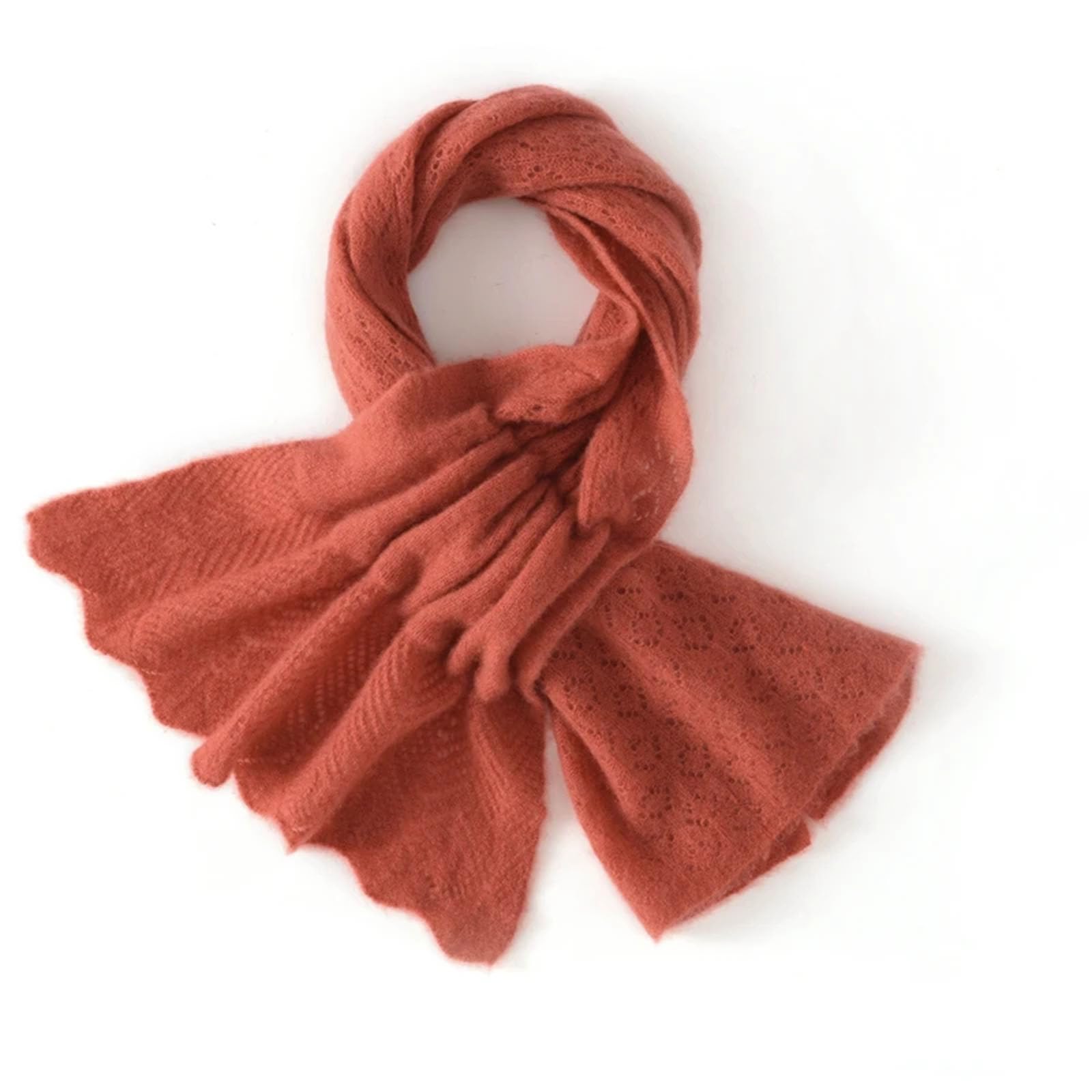 Kelsiop Bufanda de punto de cachemira para mujer, cómoda y cálida, chal de cachemira, bufanda de color sólido