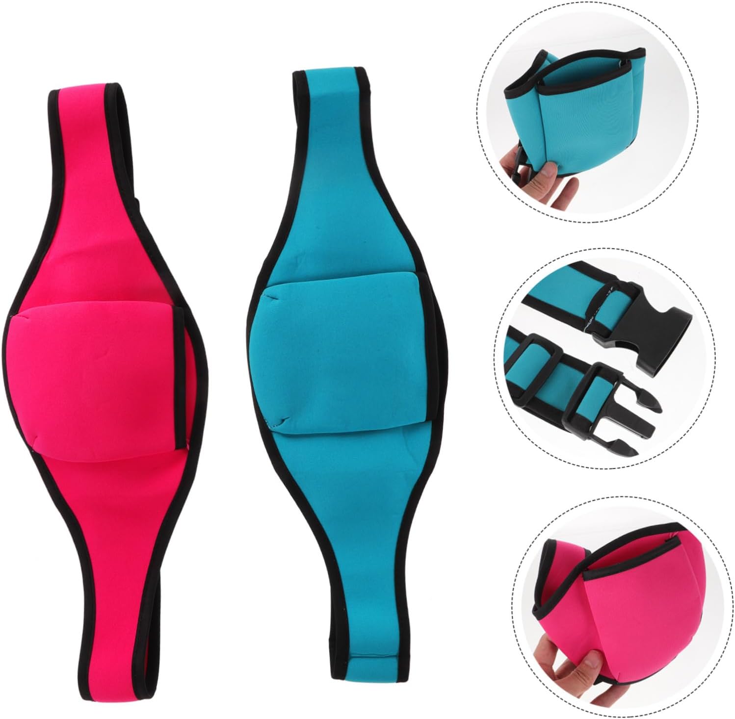 DECHOUS 6pcs Adjustable Microphone Waist Bag Sturdy Fitness Carrier Pouch Belt Strap for Trainers Dancers and Outdoor Activities Lightweight and Versatile Mic Holder