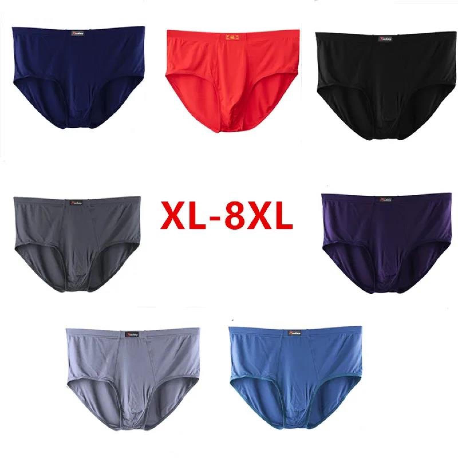 Boxer Hombre Calzoncillos De Algodón para Hombre, Cómodos, Modal, Cintura Media, Lisos, Elásticos, Transpirables, De Talla Grande