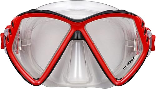 Miniatura 6 de U.S. Divers Regal Jr - Máscara de esnórquel para niños, máscara ajustable de 2 ventanas, ajuste personalizado sin fugas, lente sin niebla resistente