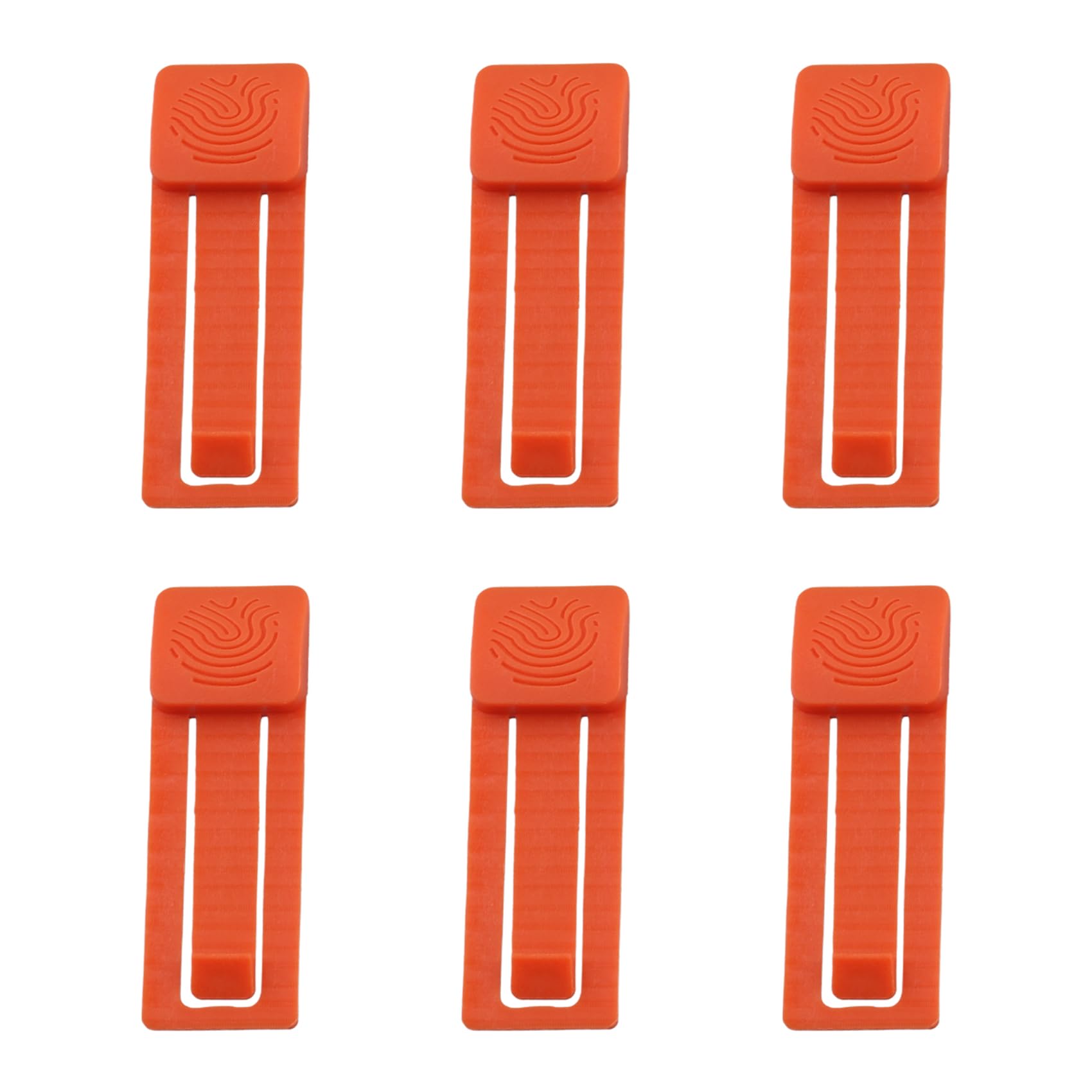 6-Teiliges Set, Hochwertige Surfbrett-Finnenhalterung, Finnenbasisstift, Finnenhalter, Surfbrettzubehör, Finnenhalterung, Orange