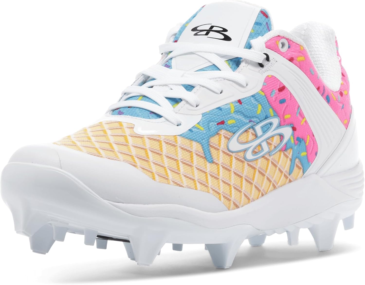 Boombah Viper Men's Molded Cleat - Ice Cream - Multiple Color Options - Multiple Sizes