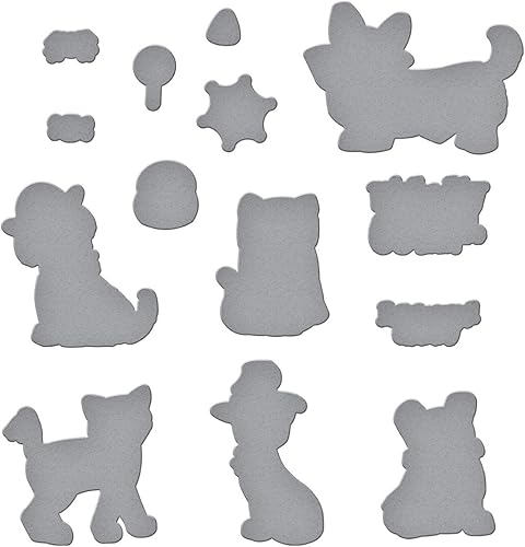 Spellbinders Costumed Cuties - Juego de troqueles de metal fino, color verde