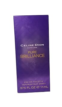 CELINE DION PARFUMS "PURE BRILLIANCE" EAU DE TOILETTE SPRAY .375 oz/11ml