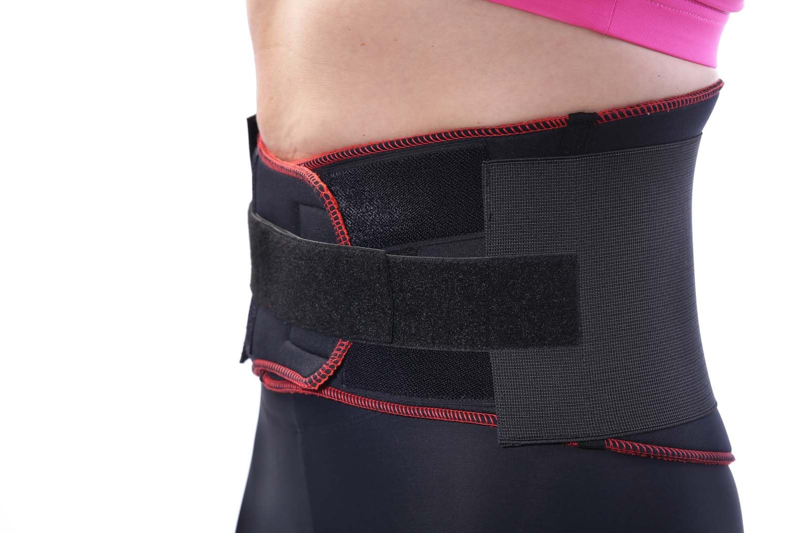 TSM Sportbandage Rückenbandage Pro mit fixierbarem Stabilisierungsgurt, XS, 3713
