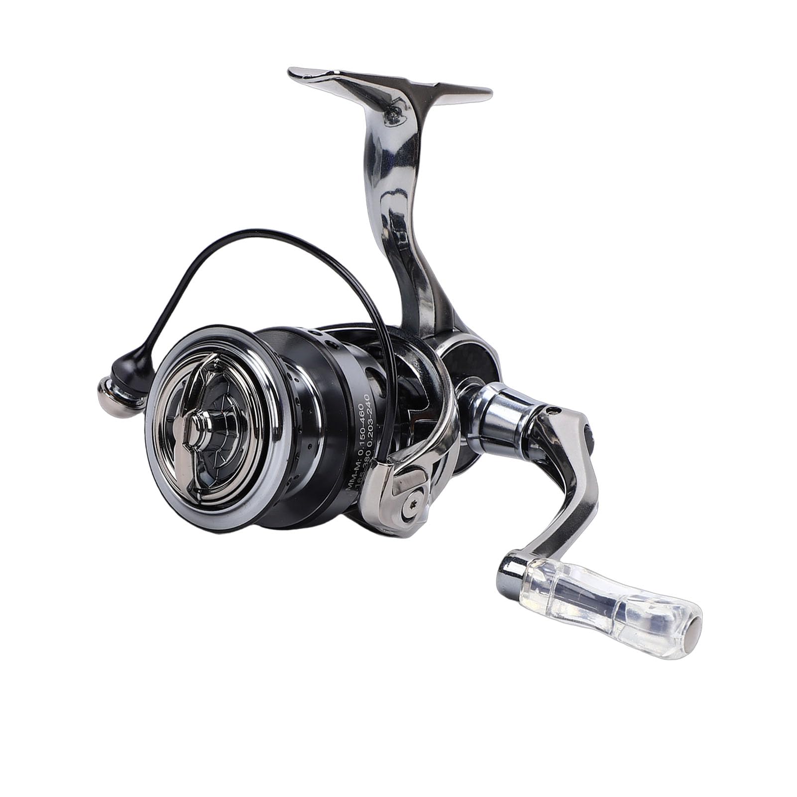 Yosoo Health Gear Kołowrotek Lekki Kołowrotek Spinningowy z Włókna Węglowego 4KG Hamulec 5.2 1 Przełożenie Szpula ze Stopu Aluminium dla Wędkarzy Słodkowodnych Słodkowodnych