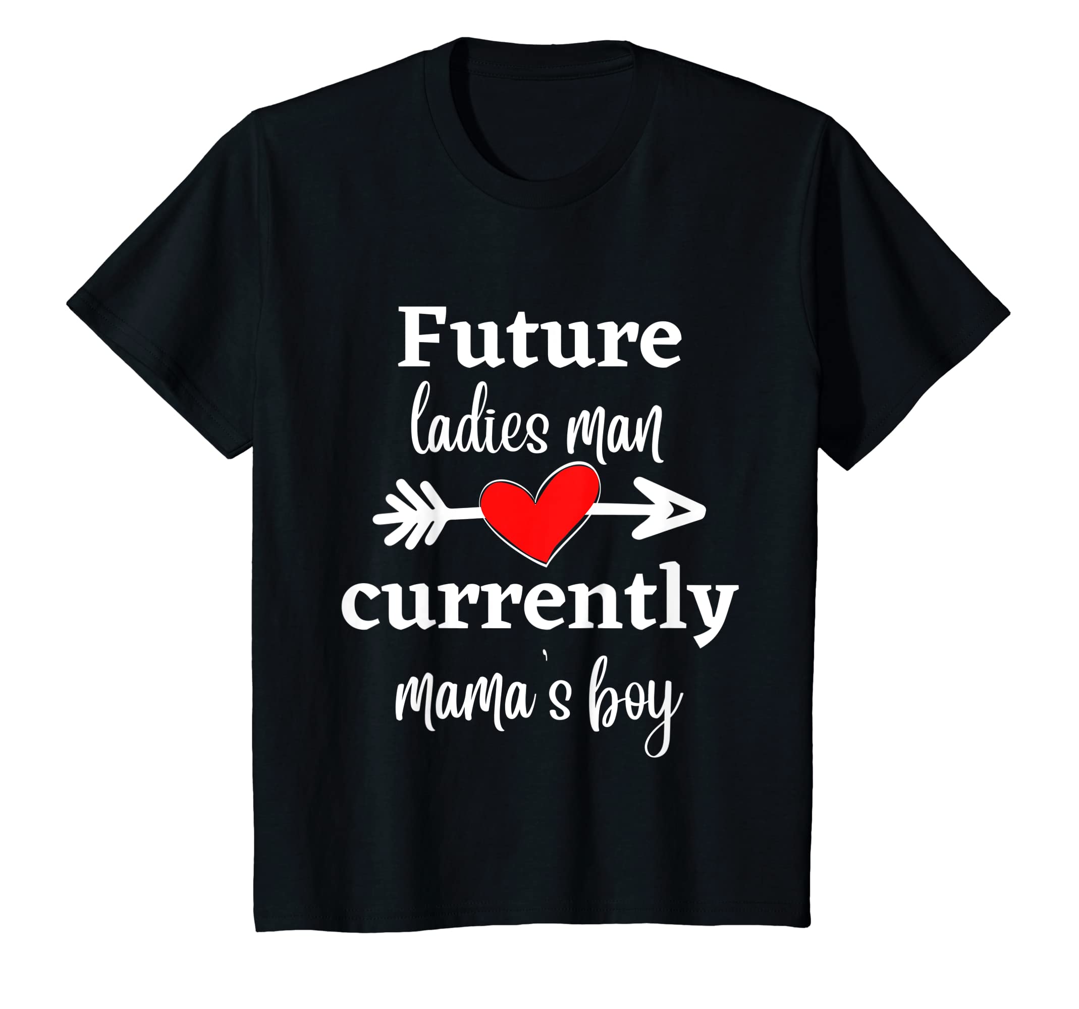 L'arteDiNAF Valentine's Day Shirts Valentine GiftsYouth Future Ladies Man Currently Mamas Boy Valentines Day Toddler T-Shirt