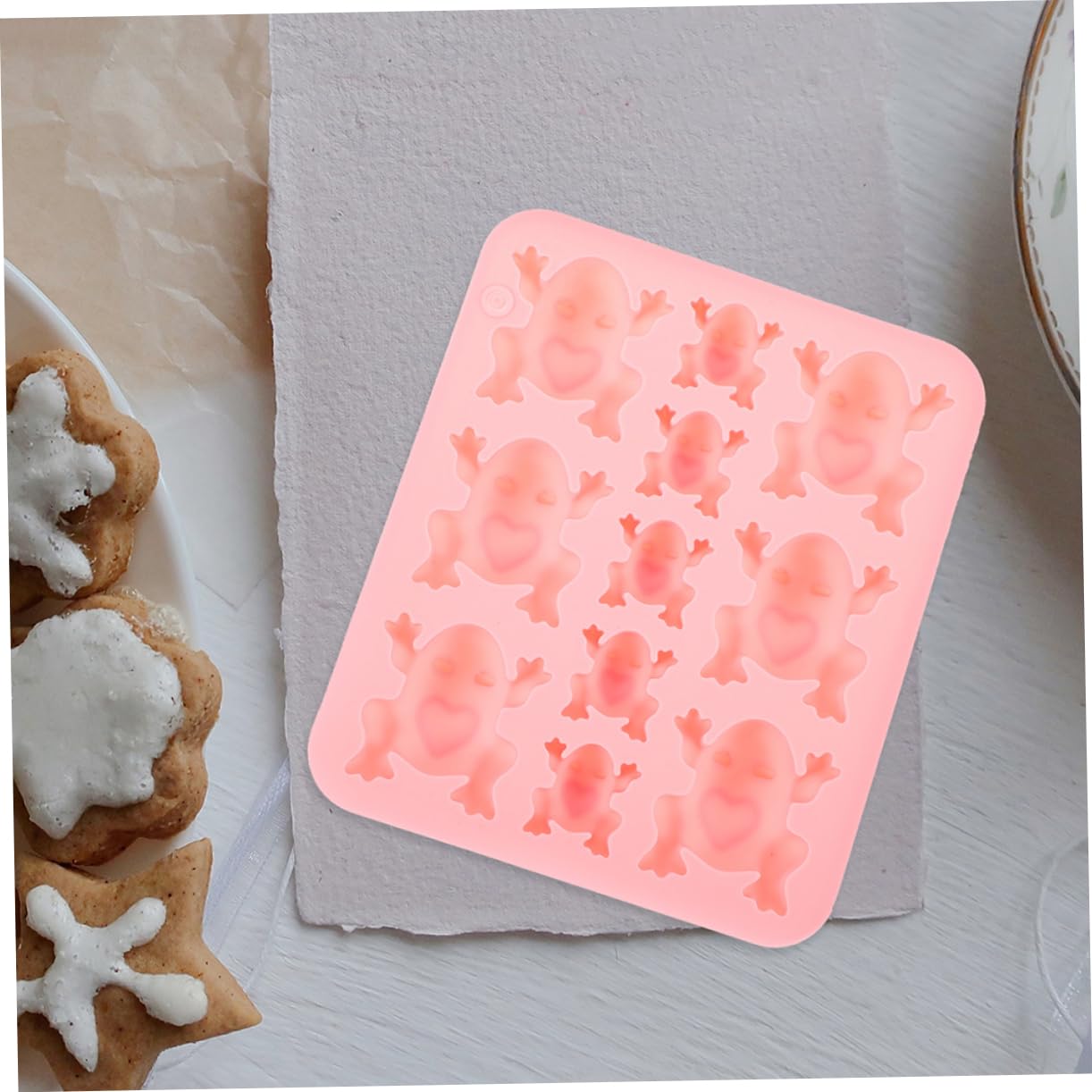 DOITOOL 4 Ensembles Moule Forme Pour Bonbons Gâteaux Pour Diy Cuisine Matériau Sûr Durable Coloris 2 Pièces * 4
