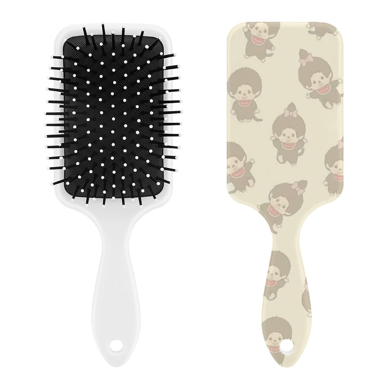 Amazon | モンチッチ パドルブラシ ヘアブラシ くし 絡まない 頭皮