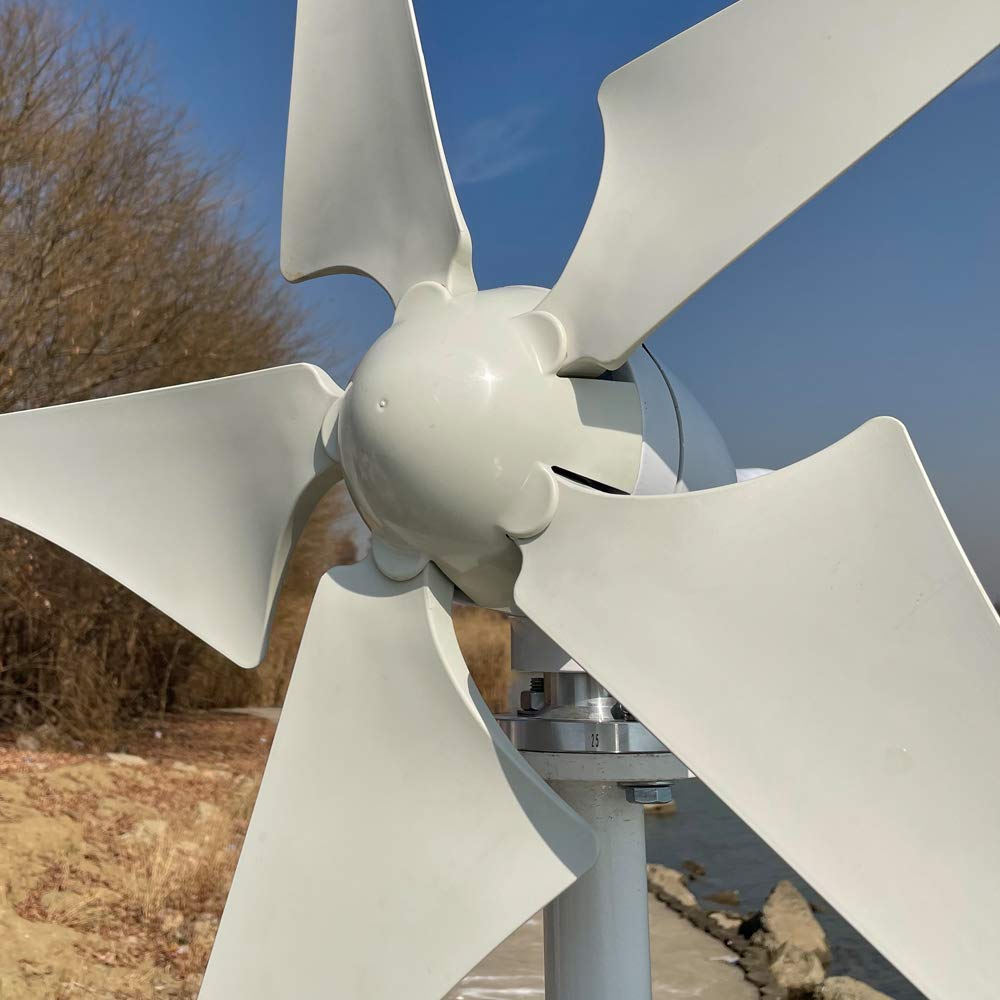Aerogenerador De 600 W Y 12 V con 3 Aspas, Controlador Mppt Incluido, Baja Velocidad Del Viento, Fabricado En China, para Uso Doméstico.