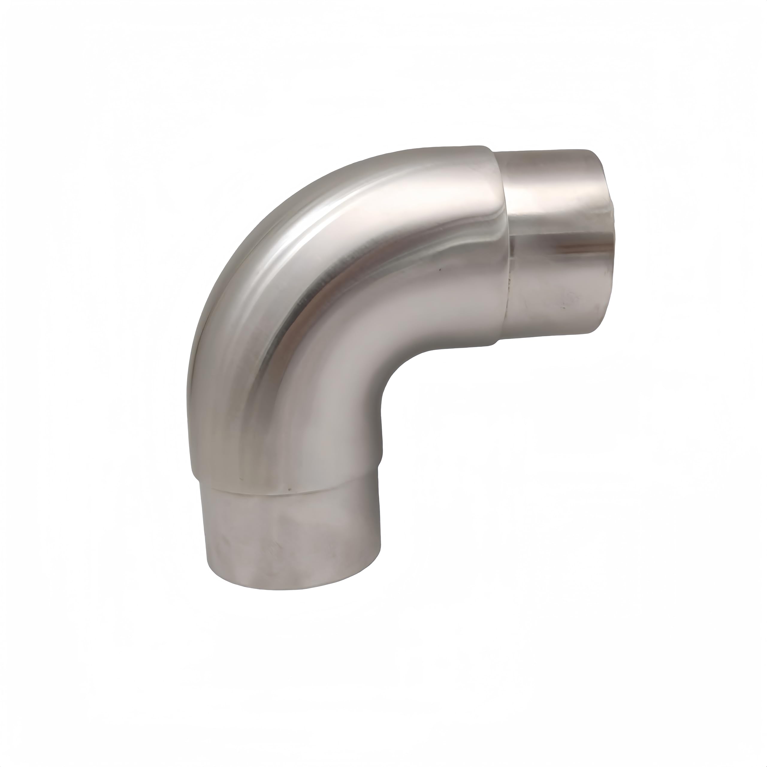 Componente de pasamanos satinado de 50,8 mm para escaleras y balcones modernos