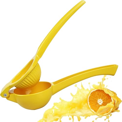 Miniatura 5 de Exprimidor manual de cítricos y limones, exprimidor de frutas, lima de metal, herramienta profesional de cocina, 7.875 x 2.5 x 1.875 pulgadas