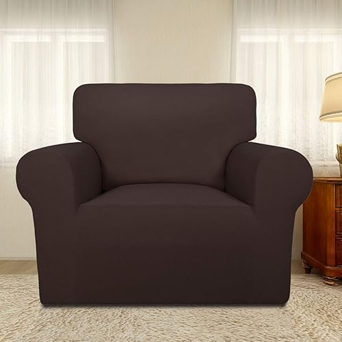 Miniatura 2 de PureFit - Funda de licra súper elástica para sofá y silla, cubierta protectora suave antideslizante, lavable, con espuma y base elástica para niños,