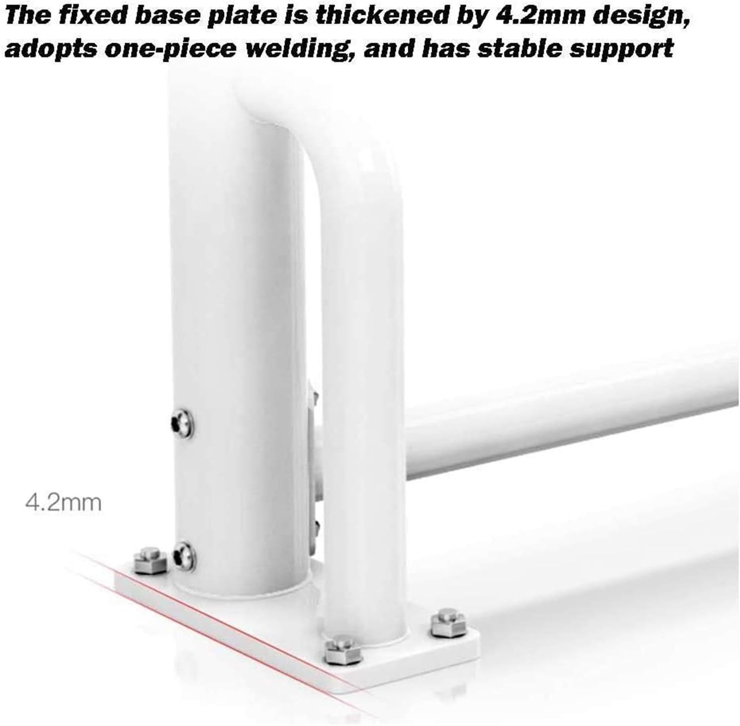 Pull Ups Strength Training Pull-Up Bars Strength Training Dip Stands Pull-Up Bars Household Wall-Mounted Safety Anti-Skid Exercise Fitness Horizontal Bar with Drawstring