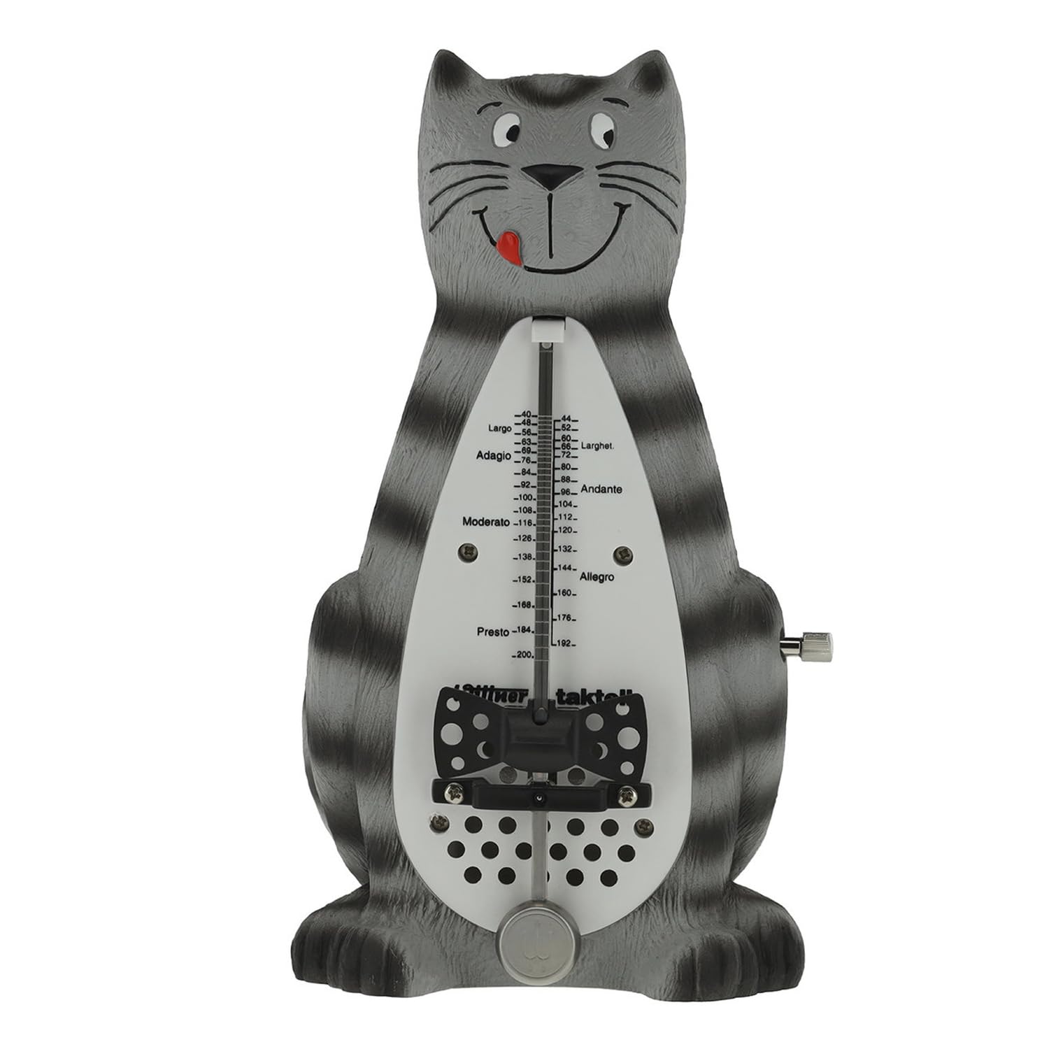 Wittner Kater 839021 mechanisch aufziehbares Metronom mit keepdrum Mikrofasertuch