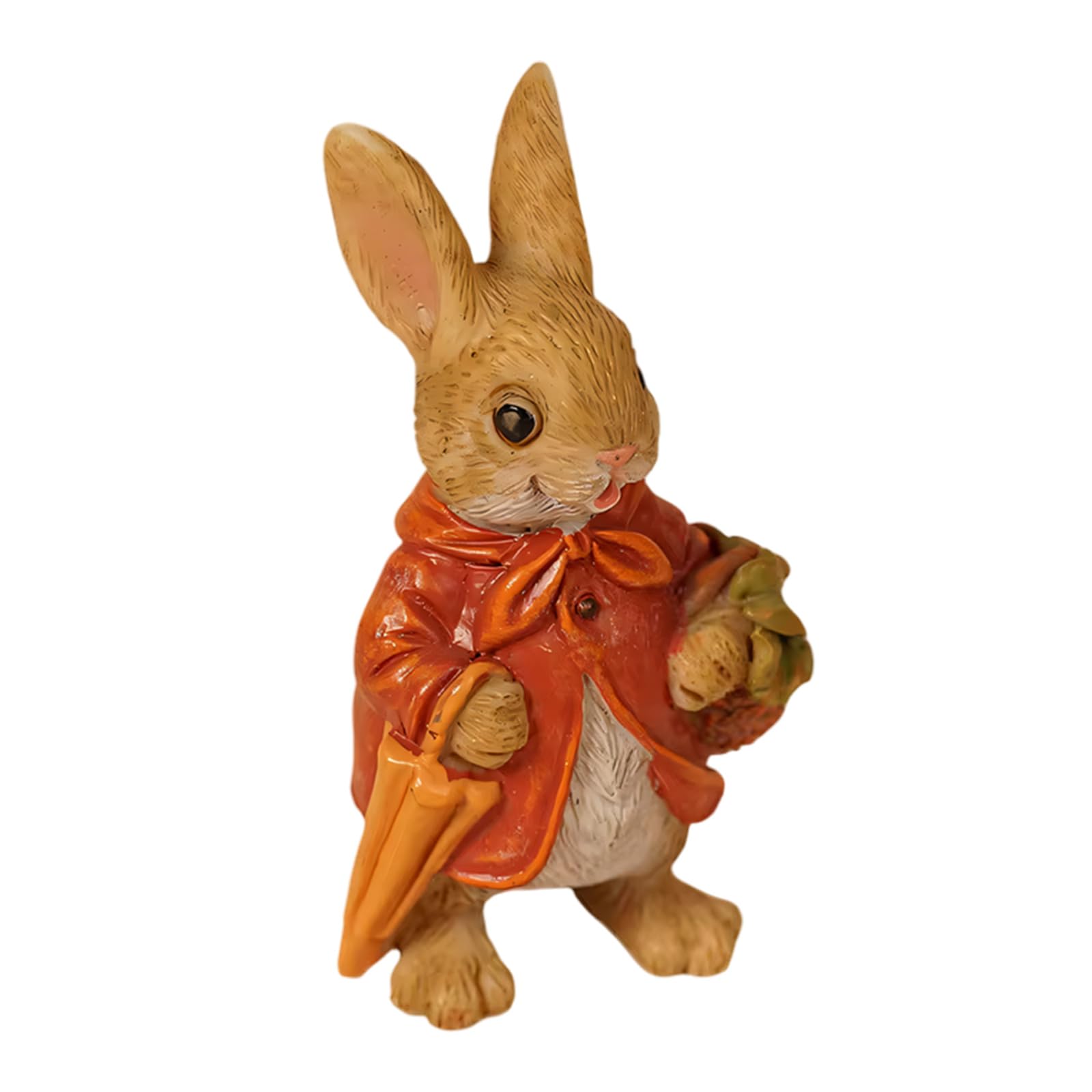 Veltros Raincoat Hare Minis Rabbits Miniature Resin Bunnies Figurines Tiny Easters Bunnies For Easters Eggs Fillers Cake Home Table Decors Cake Toppers Decorations