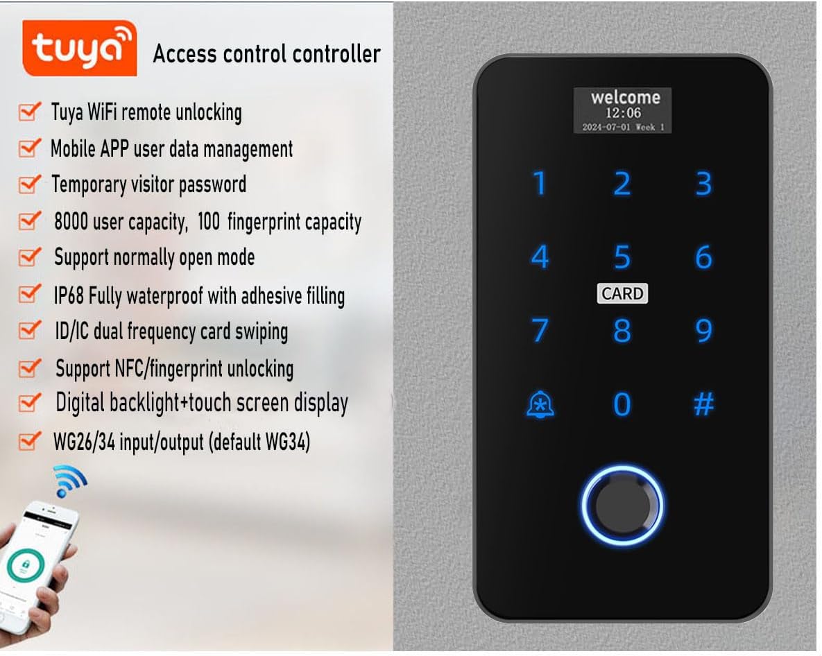 YAVIS Access Control Keypad features
