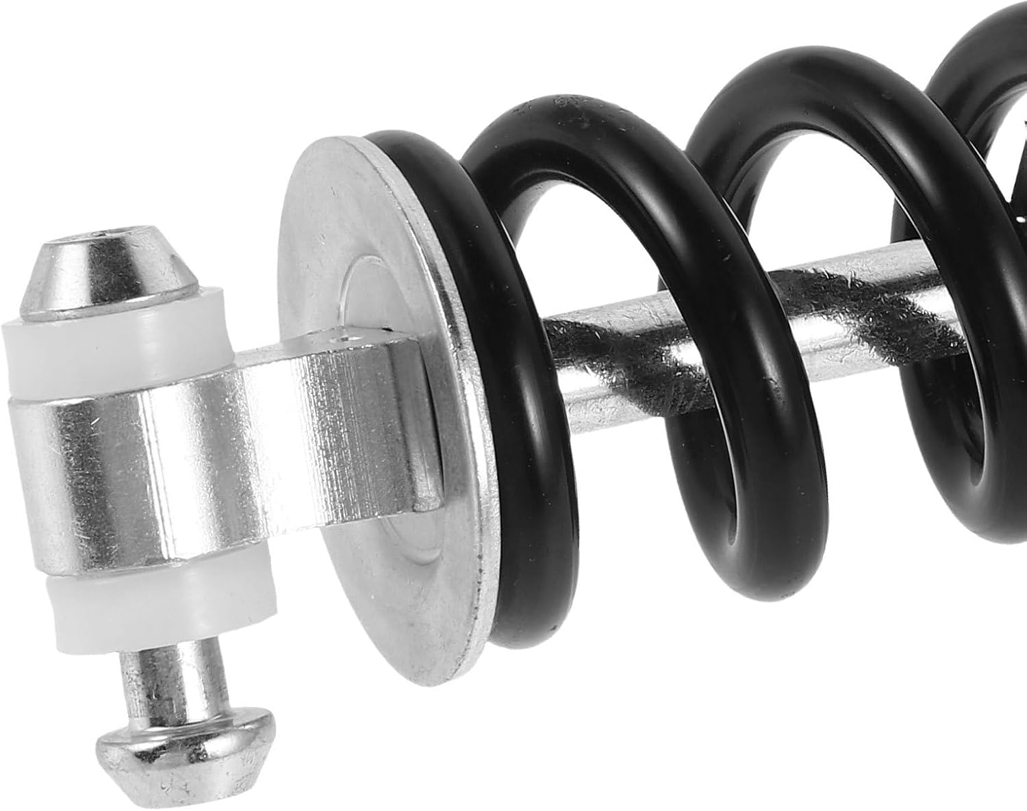 Luxshiny Mountain Bike Rear Shock Absorber with Coil Spring Suspension 150mm Black Rear Shock for Bicycle Replacement