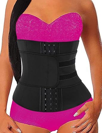 Hopgo Waist Trainer For Women Weight Loss Workout Waist Trimmer Sweat Belt Waist Cincher Girdle Shaper Slimmer At Amazon Women S Clothing Store