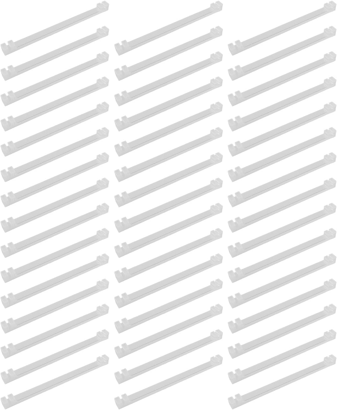 Spacers Compatible with Govee Curtain Lights 60 PCS, Clear Anti-Tangle Clips Fit for Govee Smart LED Curtain Outdoor, Wind-Proof Strand Organizers for Neat Alignment