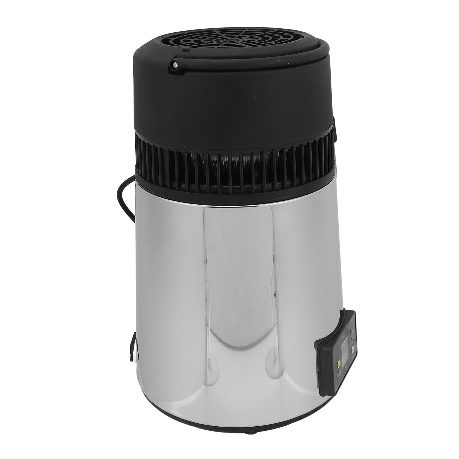 Fdit Destilador de Agua 750W 4L, Máquina Automática de Agua Destilada de Acero Inoxidable con Protección contra Sobretemperatura para Hogar, Cocina, Oficina, Laboratorio (Enchufe europeo 220V)