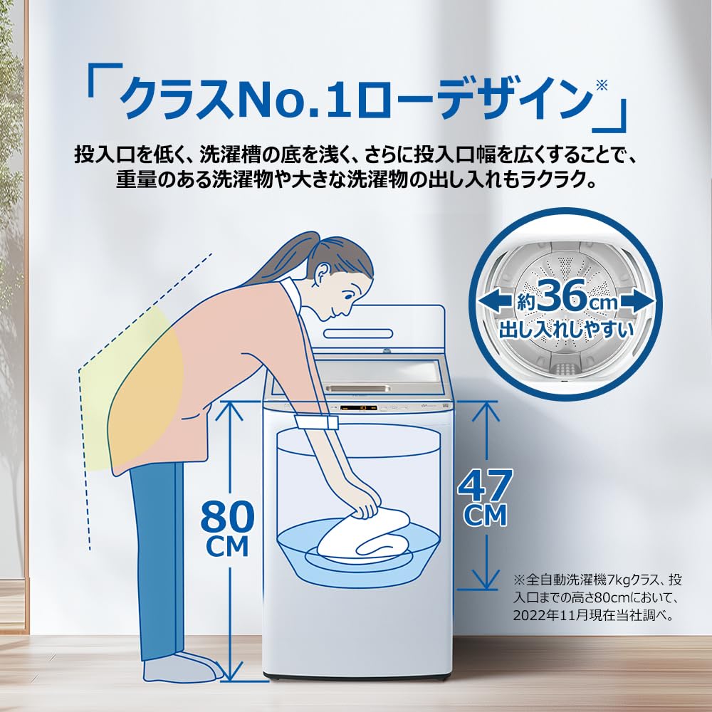 Amazon | ハイアール(Haier) 洗濯機 7.5kg 家族用 1-3人用 槽洗浄 
