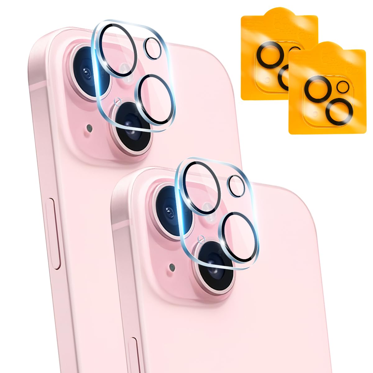 Amazon.co.jp: 【2枚セット】 対応 iphone 15/iphone 15 plus カメラ 