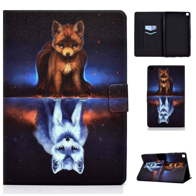 Étui Anti Rayure Samsung Galaxy Tab S6 Lite 10.4 Rabat de Protection Intégrale Renard