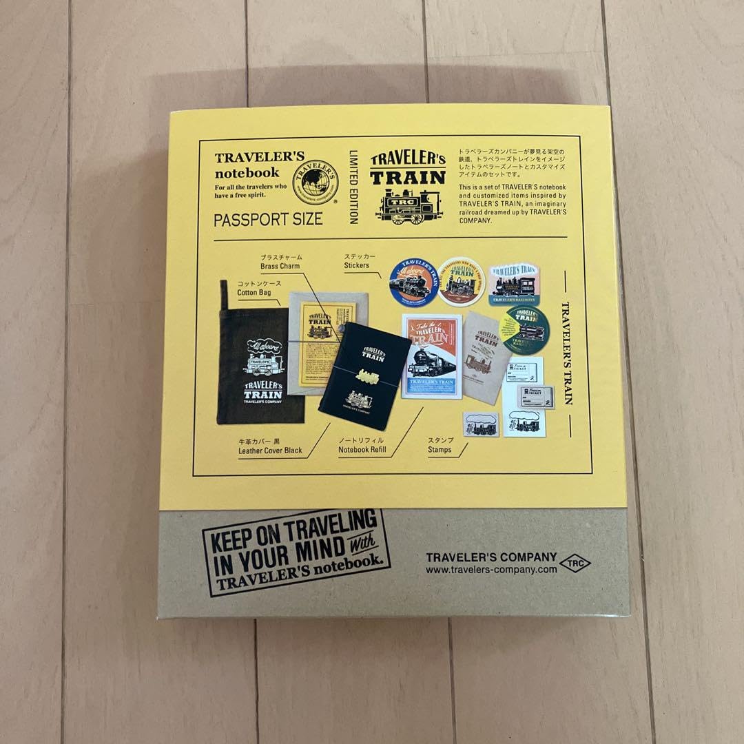 Amazon.co.jp: トラベラーズノートパスポートサイズ 限定 トレイン  