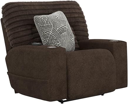 Catnapper Zen Zero Gravity Power Recliner, Adjustable Headrest & Lumbar in Chocolate Color
