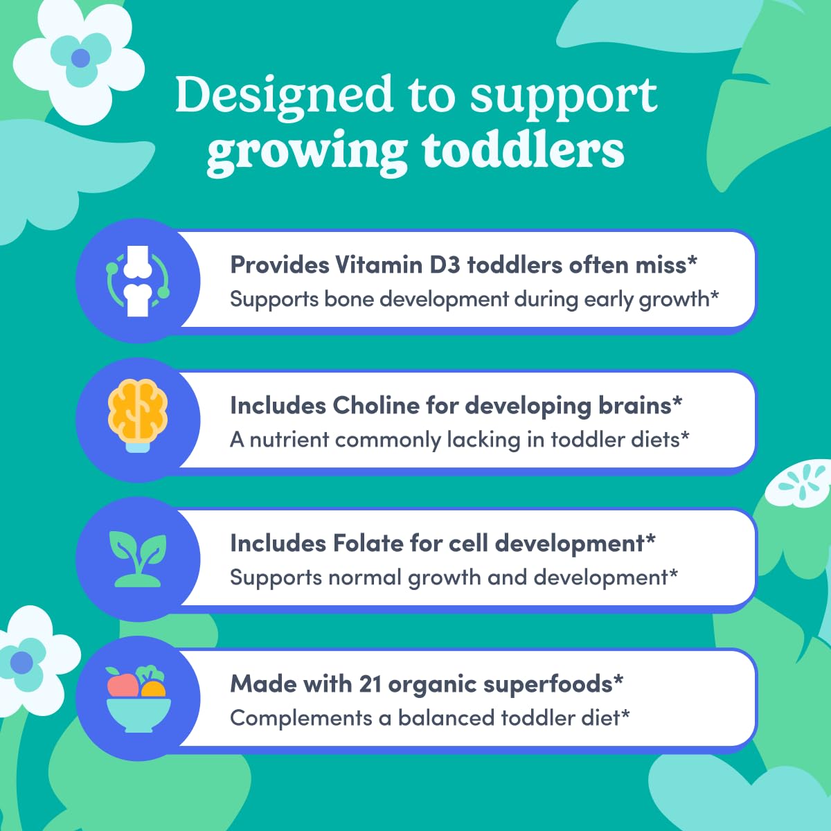 First Day Toddler Multivitamin Gummies for Ages 2 & 3 with Choline, 60ct — Amazon image 4