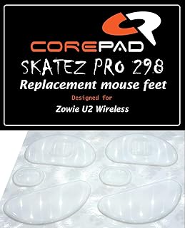 Corepad Skatez PRO Zowie U2 Wireless/Zowie FK2-DW/Zowie ZA13-DW/Zowie S2-DW用マウスソール 2set PTFE100%【国内正規品】 (PRO)