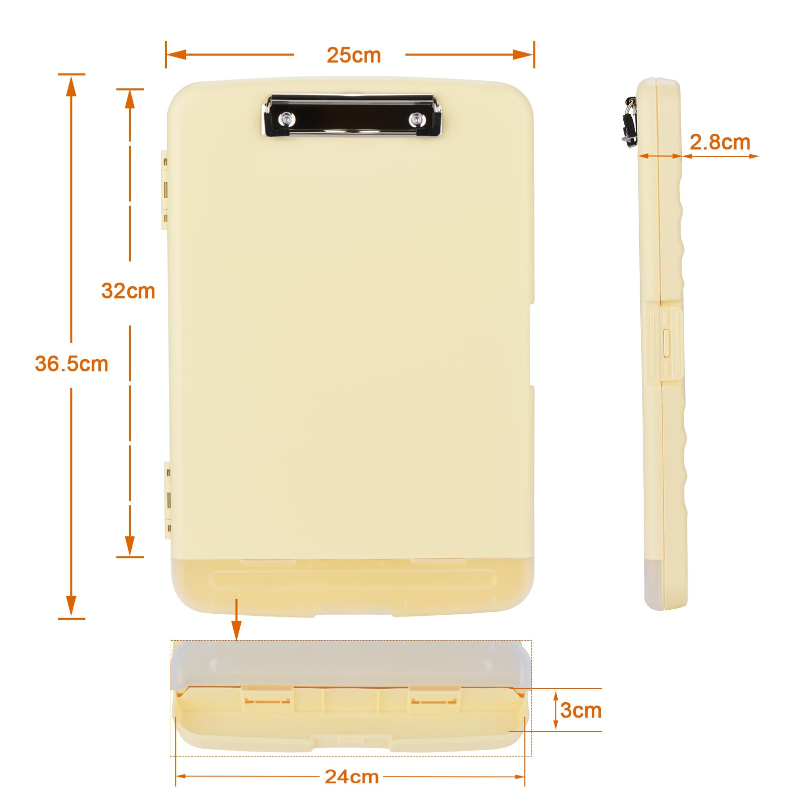 Porte-bloc Bureau Planche à Pince Fibres A4 ZCZN - Porte-bloc