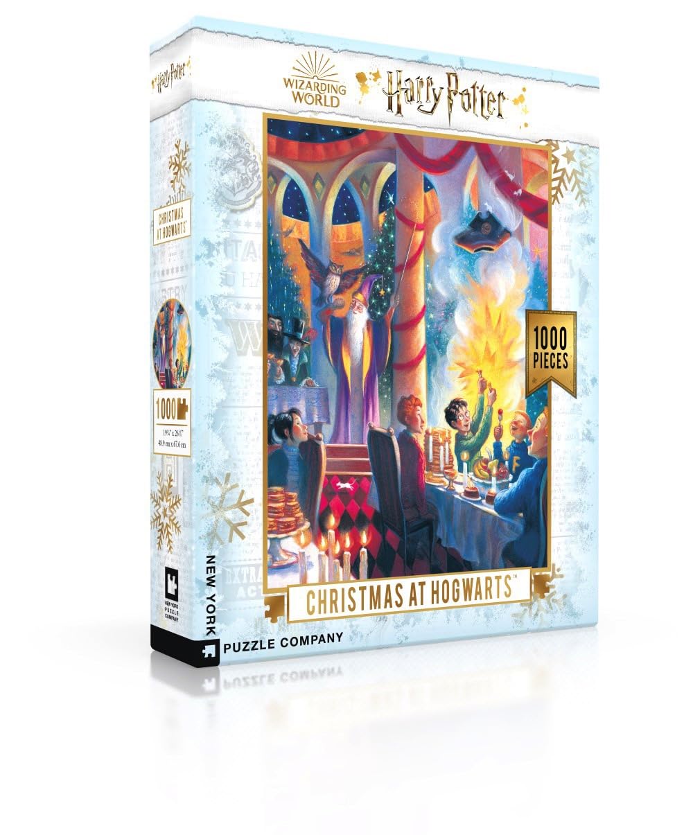 Harry Potter ホグワーツ クリスマス ジグソーパズル 1000ピース Amazon.co.jp: New York Puzzle Company - Harry Potter Christmas at