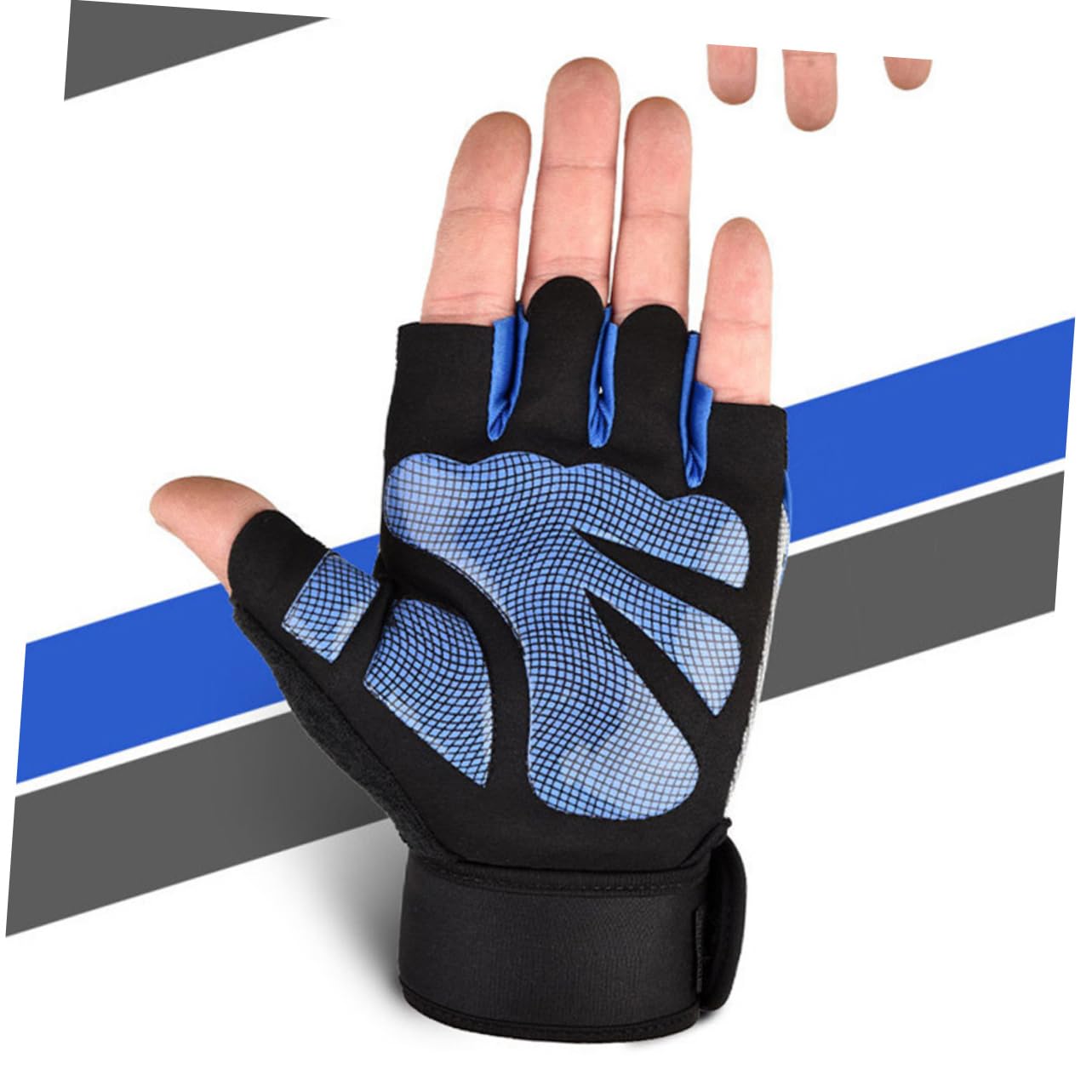 1 paio di guanti da allenamento Guanti antiscivolo Guanti per sollevamento pesi amento Guanti antiscivolo Guanti per sollevamento pesi Guanti corti per manubri sportivi per sollevamento pesi
