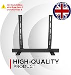 Sound Bass Universal Under TV Mount, Compatible with Bose Smart Soundbar 300 500 550 600 700 900 Lifestyle Ultra, TV Speaker, Invisible Once Fitted, Easy Way to Mount Your Sound Bar Black