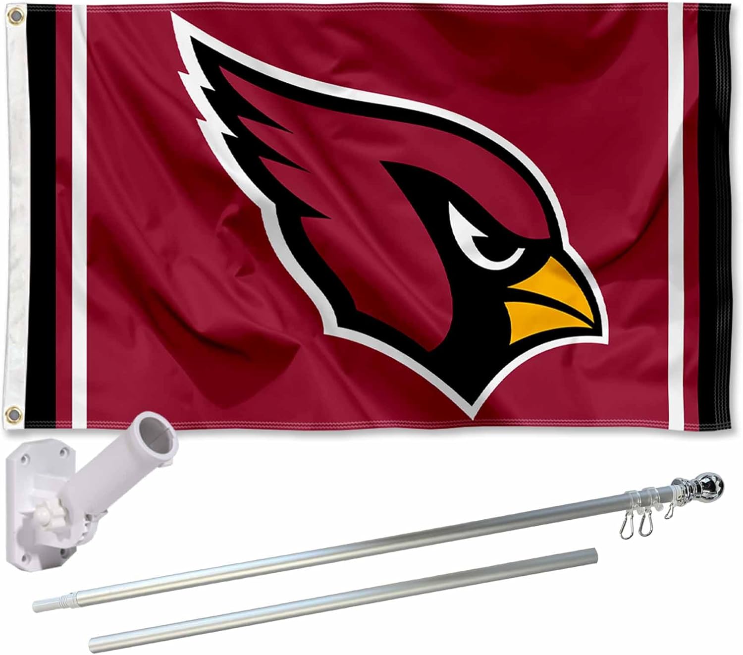 Arizona Cardinals Flag Pole and Bracket Kit