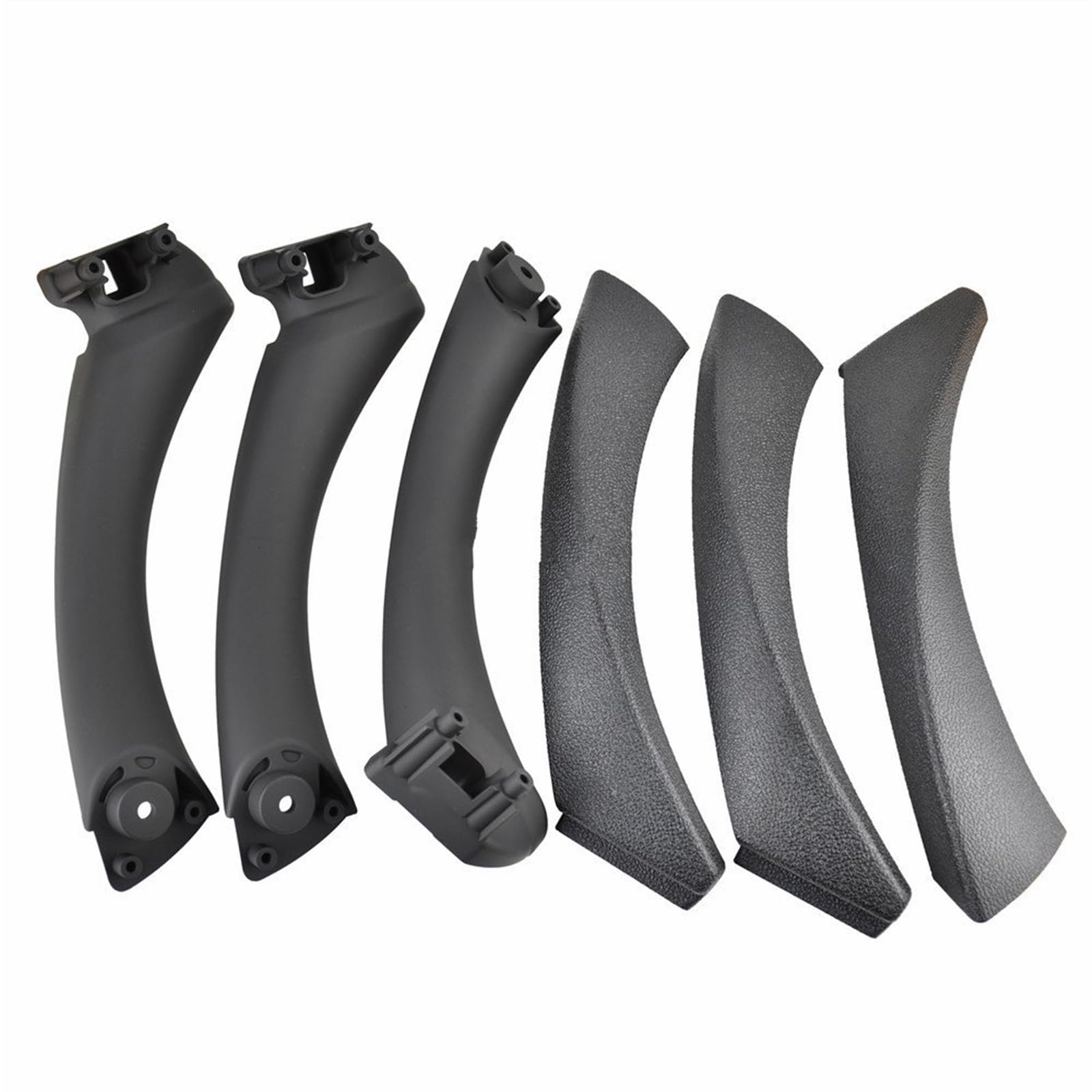 OEXRIGRU Car Interior Door Handles for BMW 3 Series E90 E91 E92 316 318 320 325 328 330 335 328i Car Inside Handle Door Panel(Black LHD)