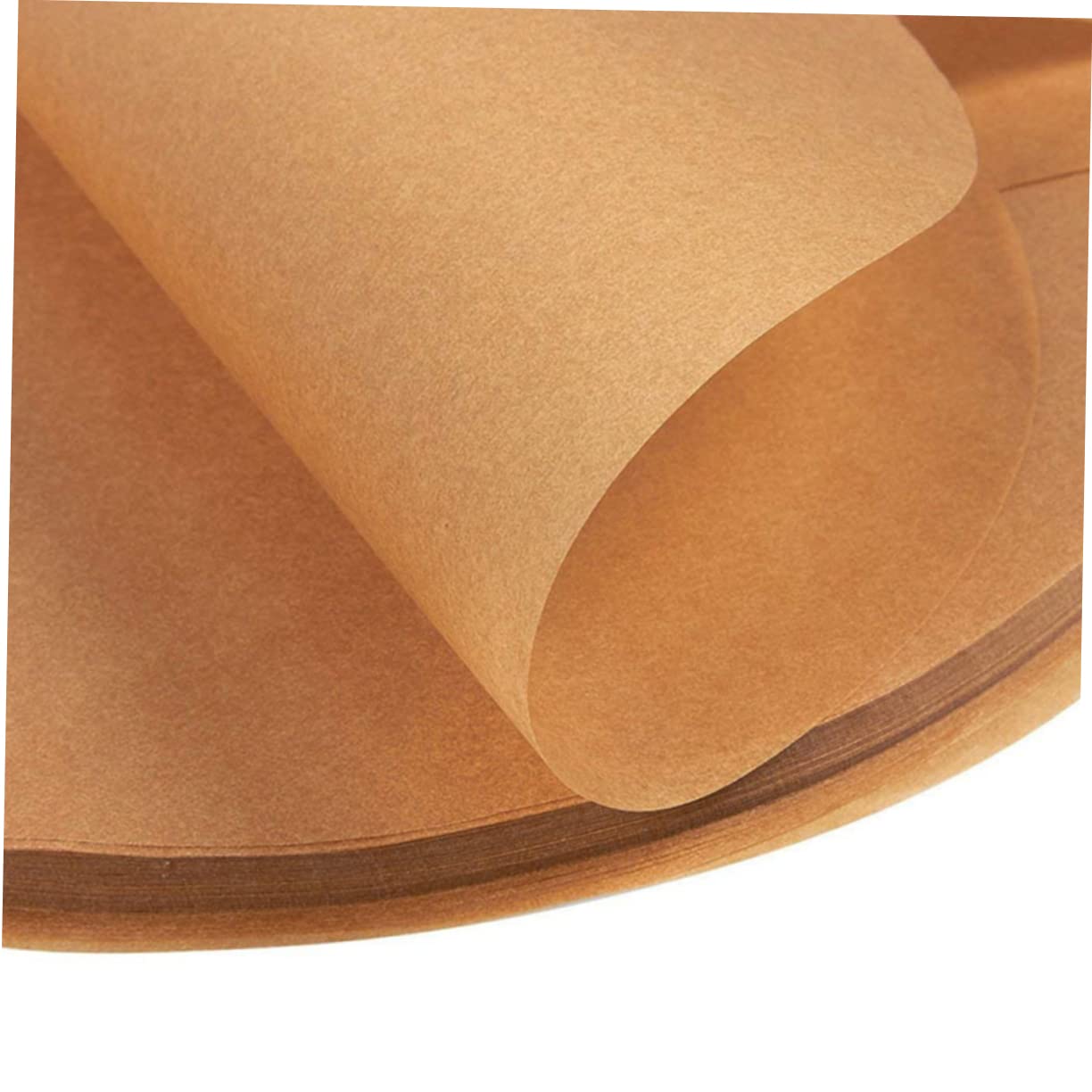 Papier Sulfurisé Antiadhésif 200 Pièces en Pulpe de Bois Marron