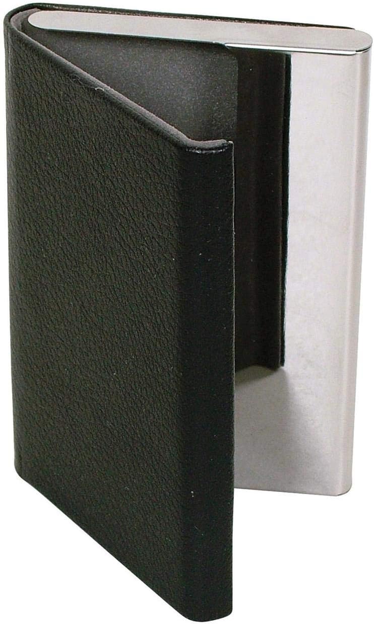 Gdesign Card Case with Magnetic Latch, Plain Black