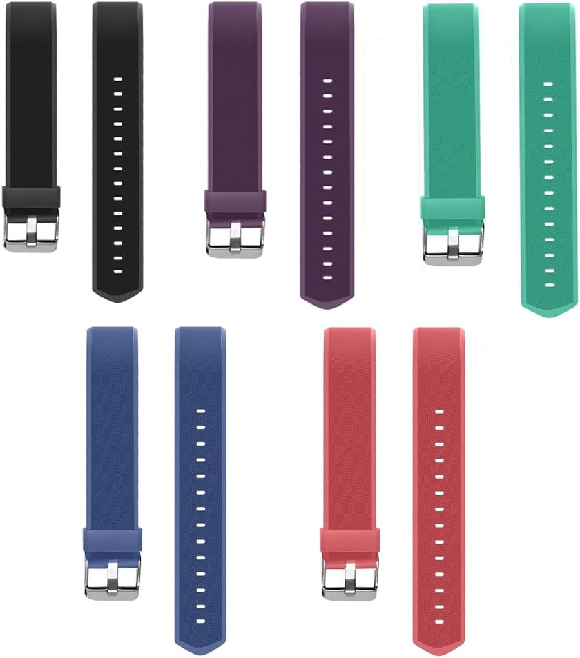 AndThere ID115 Plus HR Replacement Band with Adjustable Length, Replacement Strap for ID115 Plus HR Fitness Tracker,Black,Purple,Red,Green,Blue