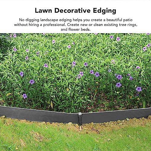 Landschaftsrandkit Langlebige einfache Installation 50 Spikes für Blumenbeete Gärtencapes (1 Pack)