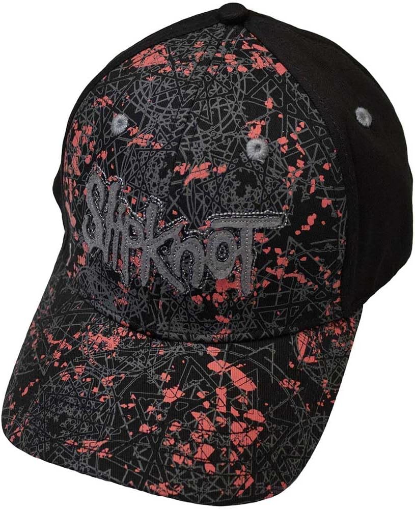 Rock Off officially licensed products Men's Slipknot Nonagrams Pattern Baseball Cap Black
