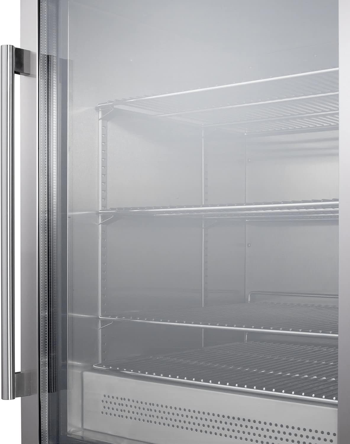 Summit Appliance PTHC65G Single Chamber Passive Heating Blanket Warmer with Glass Door, Stainless Steel Interior, Digital Thermostat, Silent Operation, Stainless Steel Cabinet and Lock