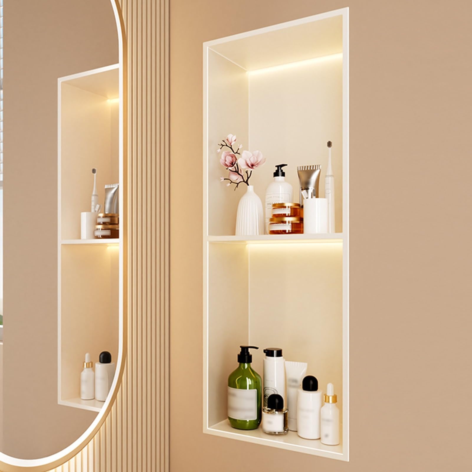 Étagère de douche en acier inoxydable pour l'organisation de votre salle de bain
